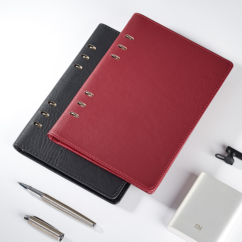 A4 Notebook Premium Dəri Compendium Portfolio