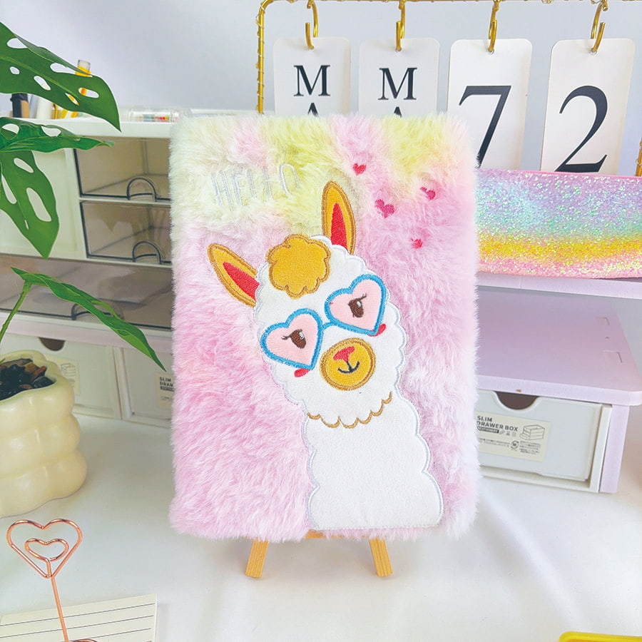 A5 Cute Alpaca Diary Plush Noutbuk