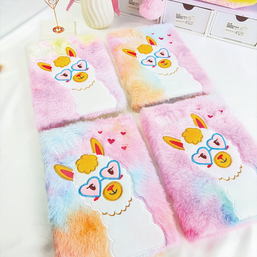 A5 Cute Alpaca Diary Plush Noutbuk