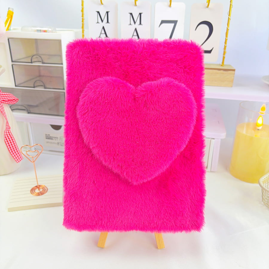 A5 Cute Love Diary Peluş dəftəri