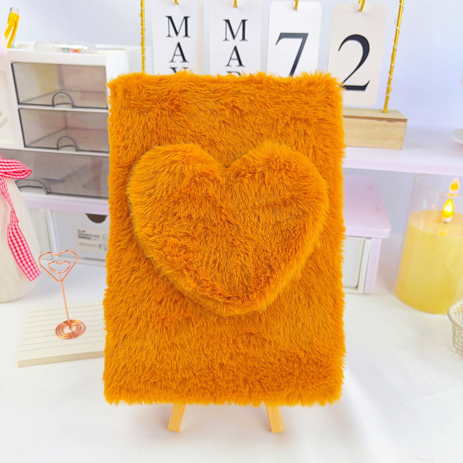 A5 Cute Love Diary Peluş dəftəri